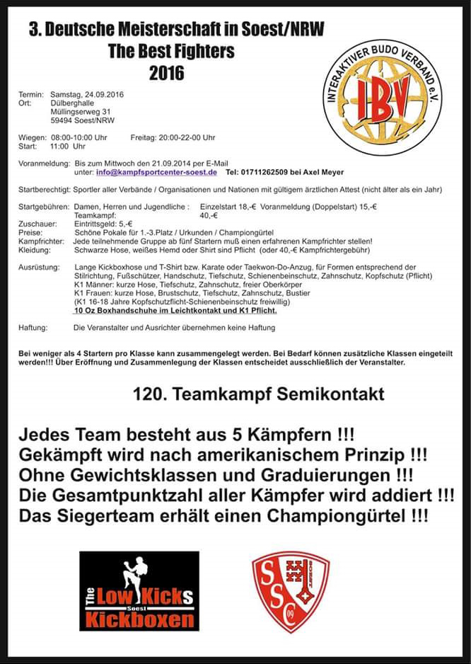 3. Deutsche Meisterschaft im Kickboxen (2)