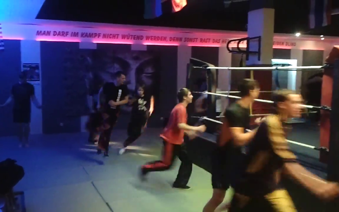 Aufwärmtraining Kickboxen KampfsportCenter Warstein